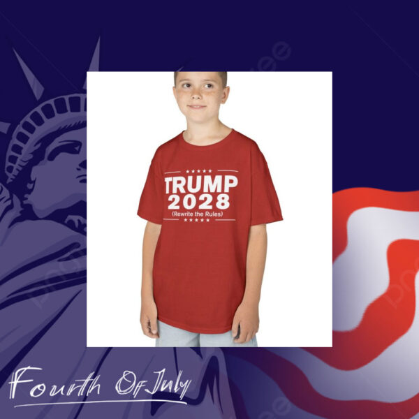 Trump 2028 (Rewrite the rules) Kids T-Shirt
