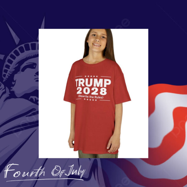 Trump 2028 (Rewrite the rules) Kids T-Shirt