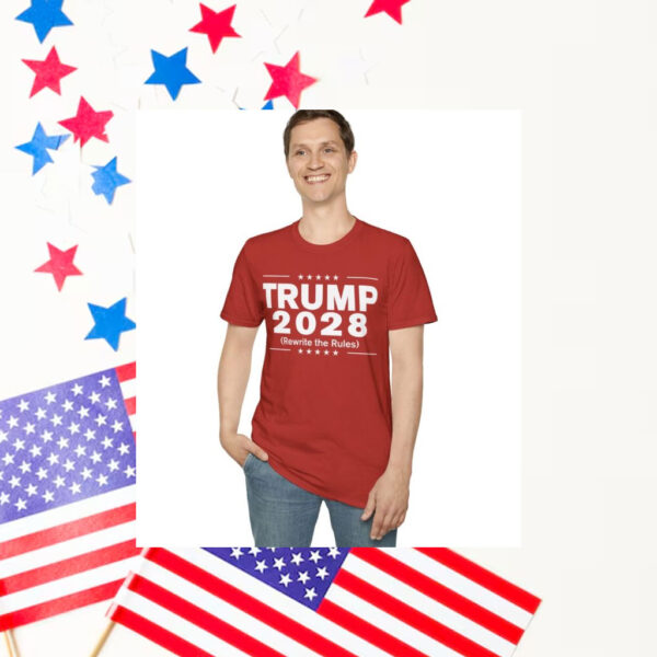 Trump 2028 (Rewrite the rules) Ladies’ V-Neck