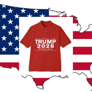 Trump 2028 (Rewrite the rules) Piqué Polo