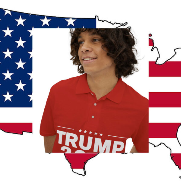 Trump 2028 (Rewrite the rules) Piqué Polo