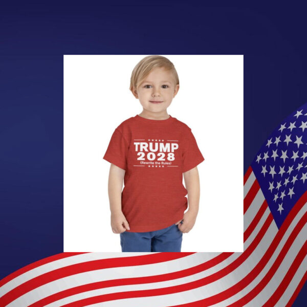 Trump 2028 (Rewrite the rules) Toddler T-Shirt
