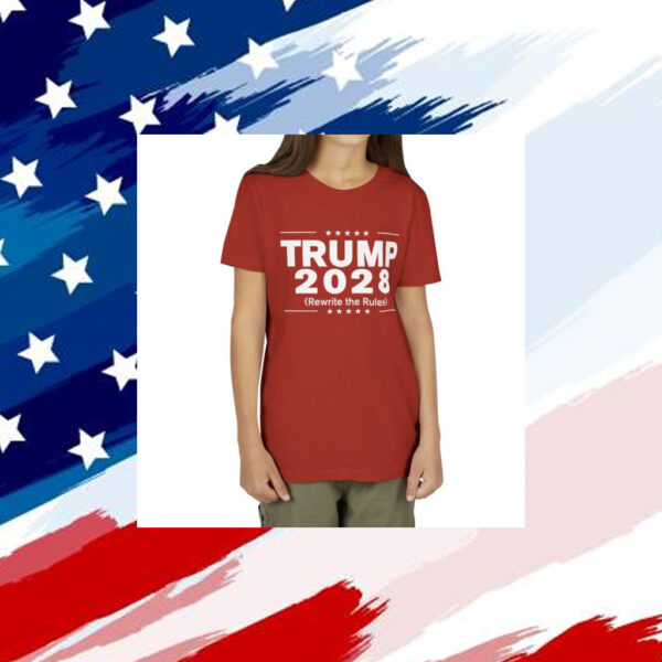 Trump 2028 (Rewrite the rules) Youth T-Shirt