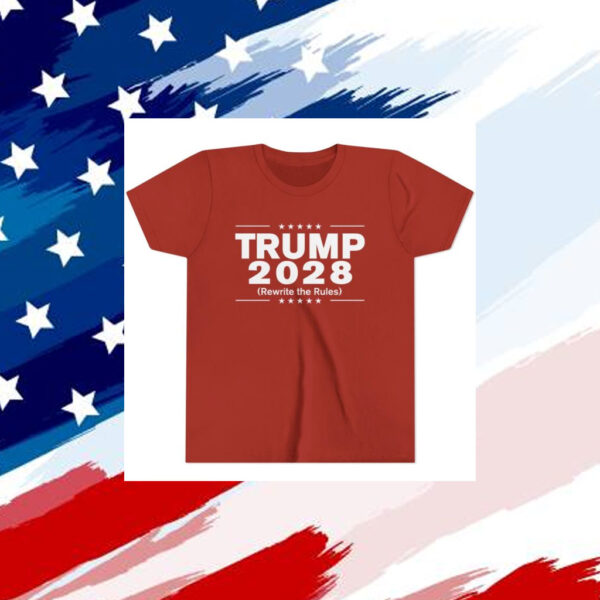 Trump 2028 (Rewrite the rules) Youth T-Shirt