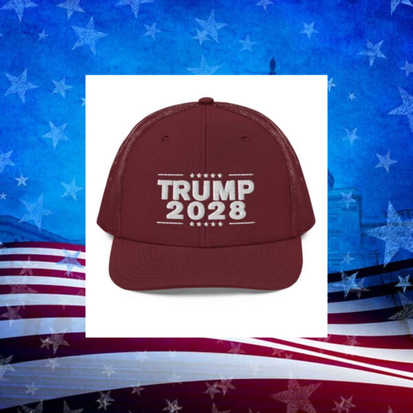 Trump 2028 Snapback Trucker Cap