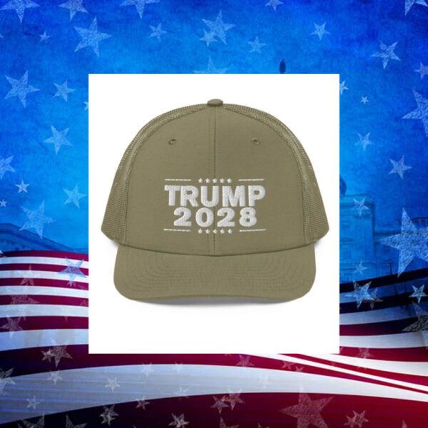Trump 2028 Snapback Trucker Cap