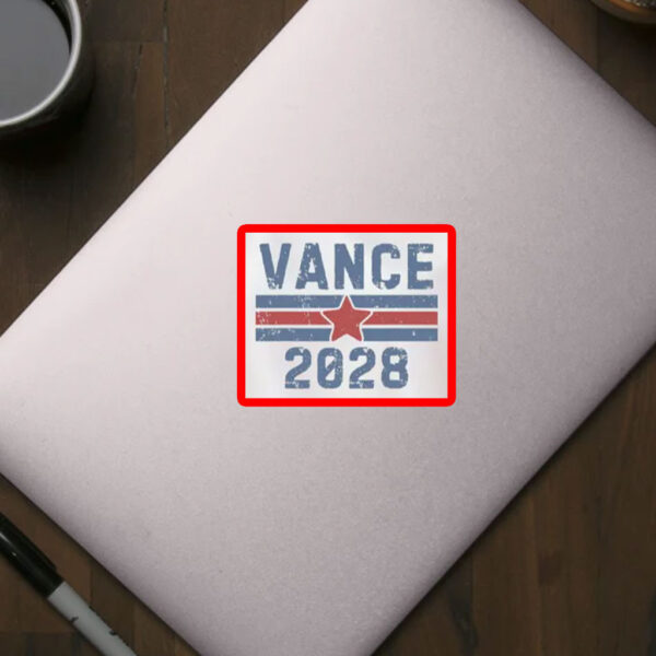 Trump 2028, Trump Vance 28, Trump Supporter Sticker