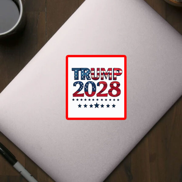Trump 2028 Vintage Style Patriotic Sticker