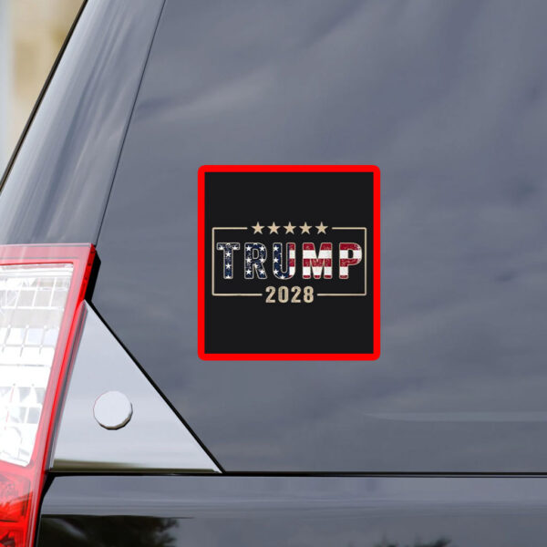 Trump 2028 Vote Donald Trump Flag 2028 Sticker