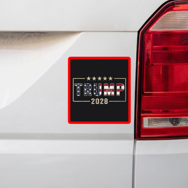 Trump 2028 Vote Donald Trump Flag 2028 Sticker