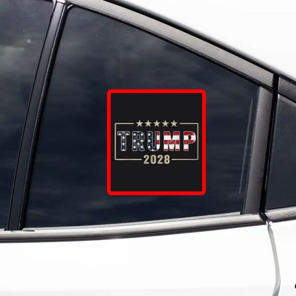 Trump 2028 Vote Donald Trump Flag 2028 Sticker