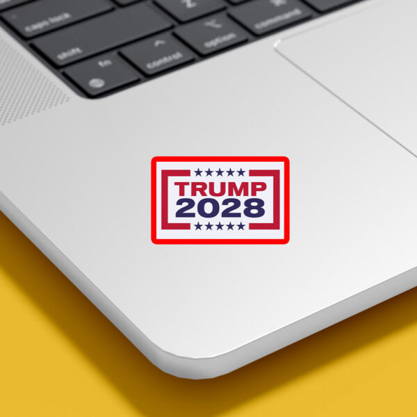 Trump For President 2028 Patriotic MAGA Sticker