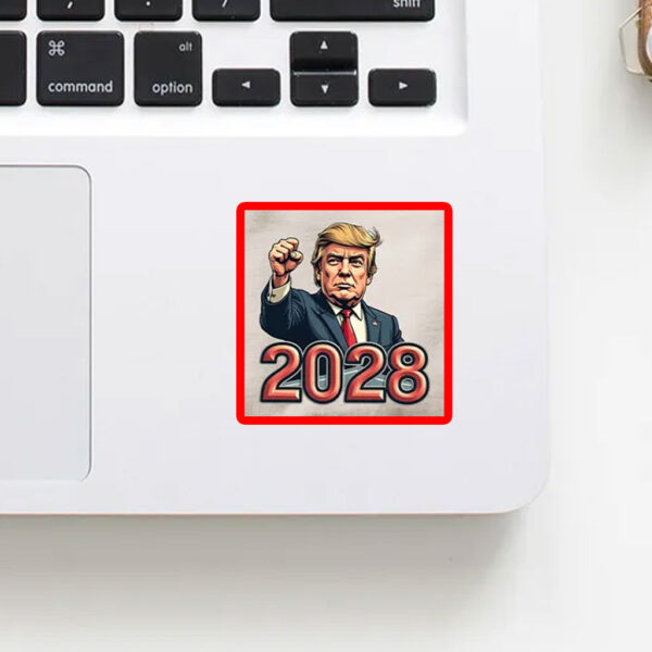 Trump For President 2028 Patriotic, Trump 2028 Sticker