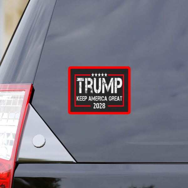 Trump Keep America Great 2028, Patriotic Political Graphic Sticker
