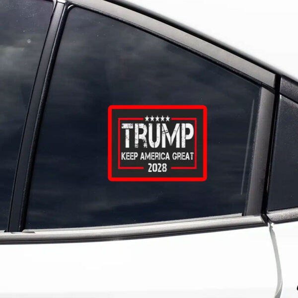 Trump Keep America Great 2028, Patriotic Political Graphic Sticker
