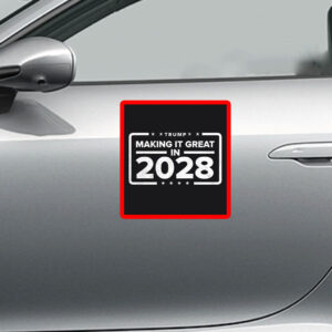 Trump making it great in 2028 Sticker