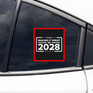 Trump making it great in 2028 Sticker