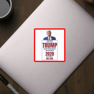Vote Trump For President 2028 Sticker