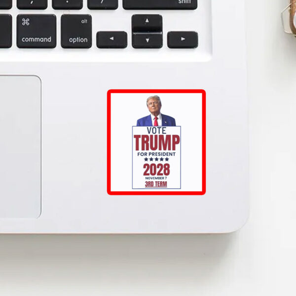 Vote Trump For President 2028 Sticker