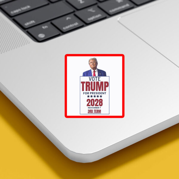 Vote Trump For President 2028 Sticker