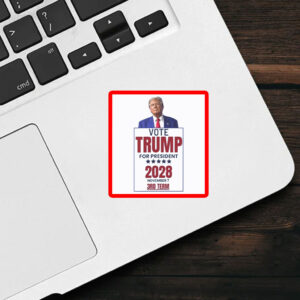 Vote Trump For President 2028 Sticker