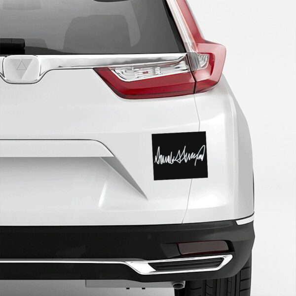 Donald Trump Signature Sticker