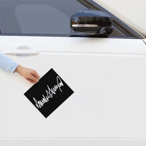 Donald Trump Signature Sticker