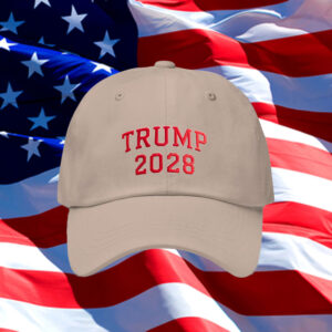 Embroidered Trump 2028 Cap – Embroidered Red MAGA Cap