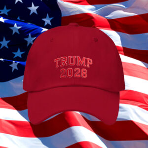 Embroidered Trump 2028 Cap – Embroidered Red MAGA Cap