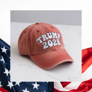 Embroidered Trump 2028 Hats – Embroidered Red MAGA Cap