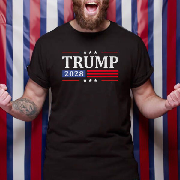 Father's Day Birthday Gift for Dad Funny Trump Merch, Trump 2028 Shirt