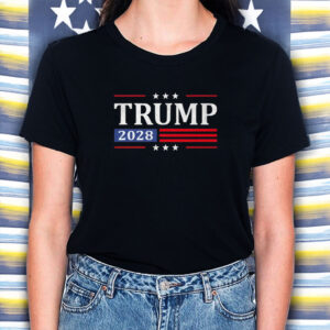 Father's Day Birthday Gift for Dad Funny Trump Merch, Trump 2028 Shirt