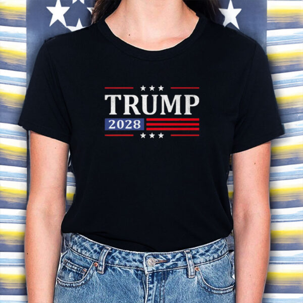 Father's Day Birthday Gift for Dad Funny Trump Merch, Trump 2028 Shirt