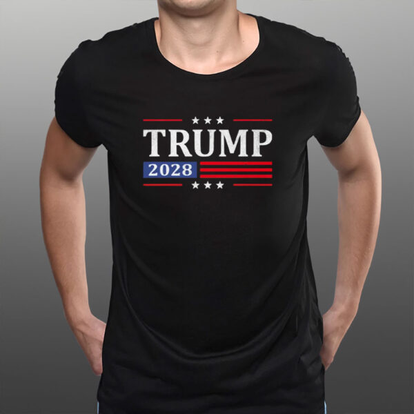 Father's Day Birthday Gift for Dad Funny Trump Merch, Trump 2028 Shirt
