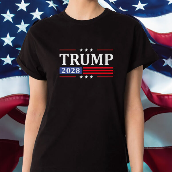 Father's Day Birthday Gift for Dad Funny Trump Merch, Trump 2028 Shirt