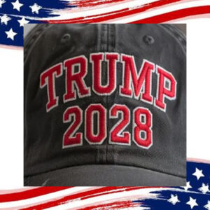 Funny Political Dad Hat, Embroidered Trump 2028 Hat
