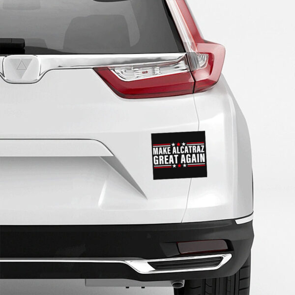 Funny SF Rock ALCATRAZ, Make Alcatraz Great Again Sticker