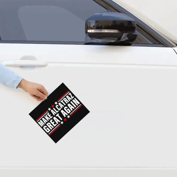 Funny SF Rock ALCATRAZ, Make Alcatraz Great Again Sticker