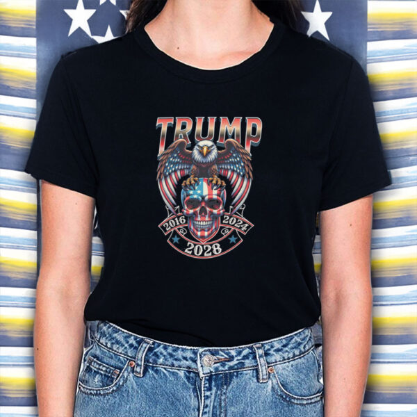 Funny Trump 2028 MAGA American Conservative Shirt