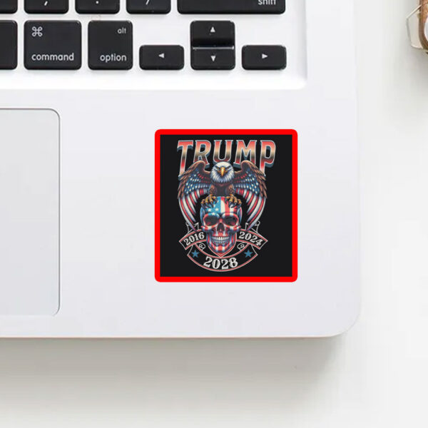 Funny Trump 2028 MAGA American Conservative Sticker