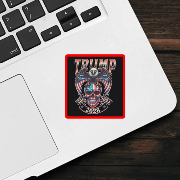 Funny Trump 2028 MAGA American Conservative Sticker
