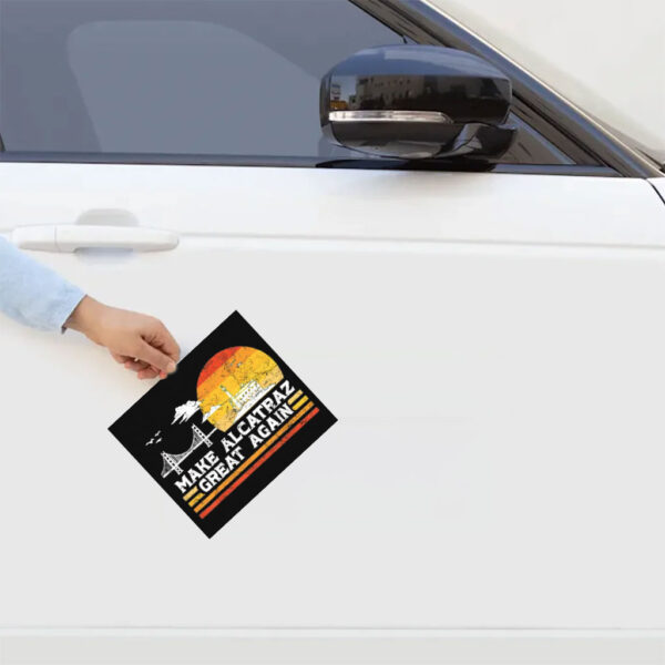 Funny Trump Meme Sticker, Trump Alacatraz Sticker