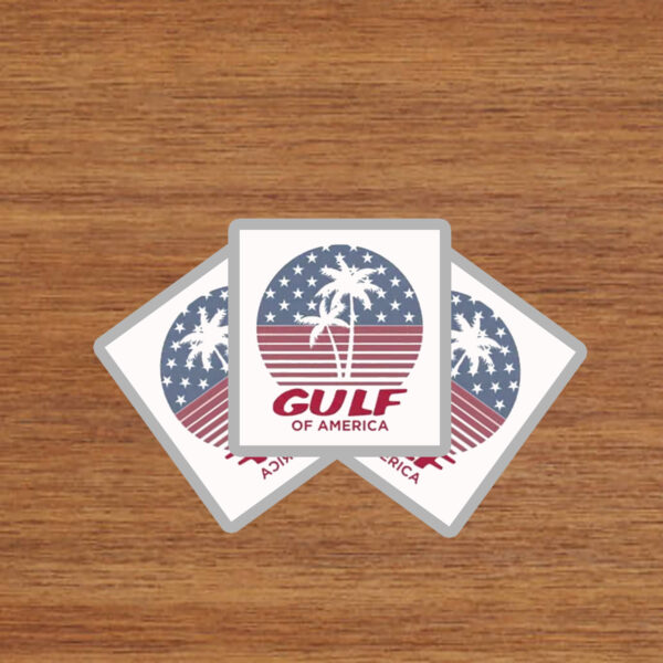 Gulf of America, Trump Sticker