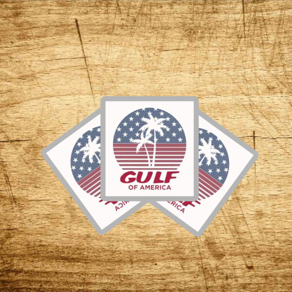 Gulf of America, Trump Sticker