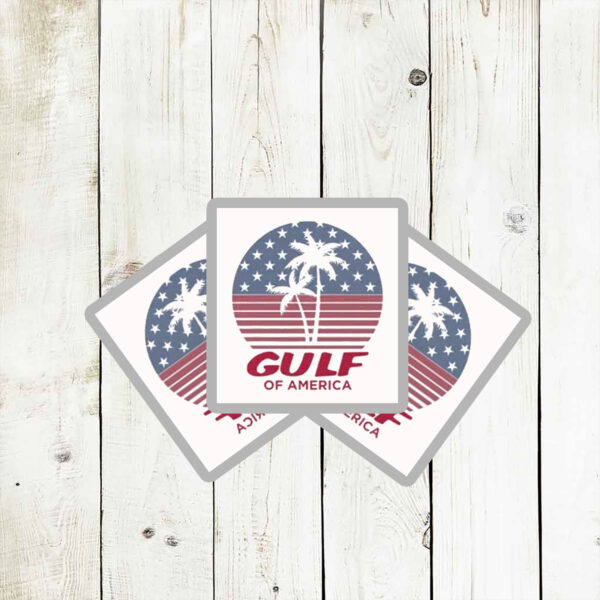 Gulf of America, Trump Sticker