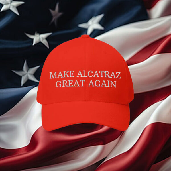 Make Alcatraz Great Again Embroidered Alcatraz Reopen Cap