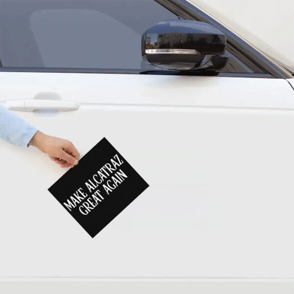 Make Alcatraz Great Again, Funny Political Satire Sticker