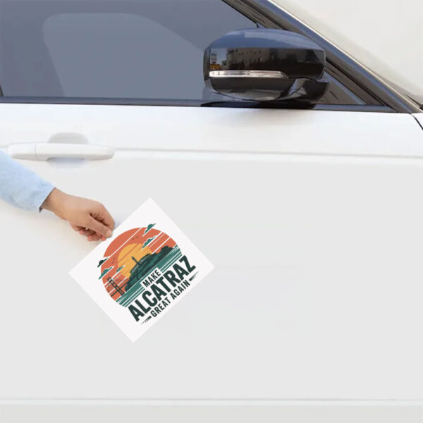 Make Alcatraz Great Again, Trump Funny Classic Sticker
