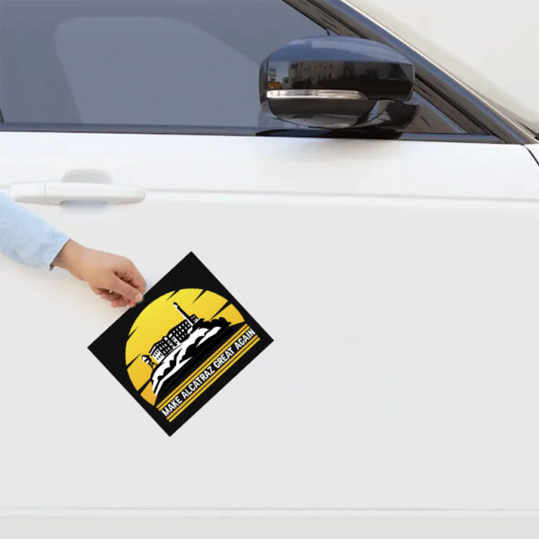 Make Alcatraz Great Again Trump Sticker, Trump Alacatraz Sticker