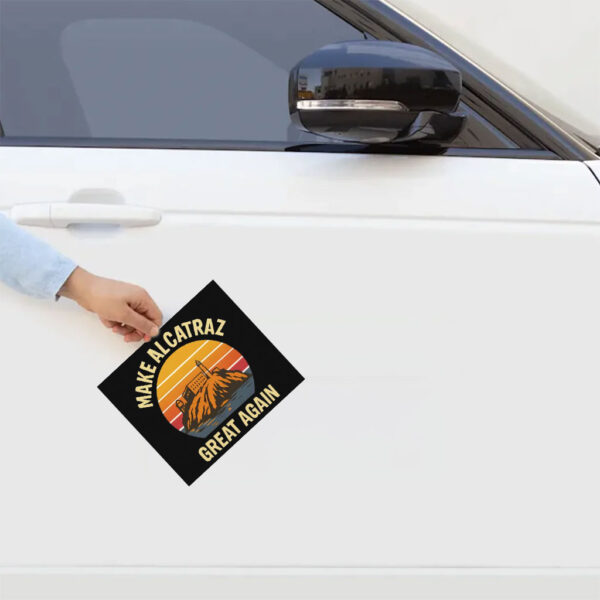 Make Alcatraz Great Again Vintage Sticker